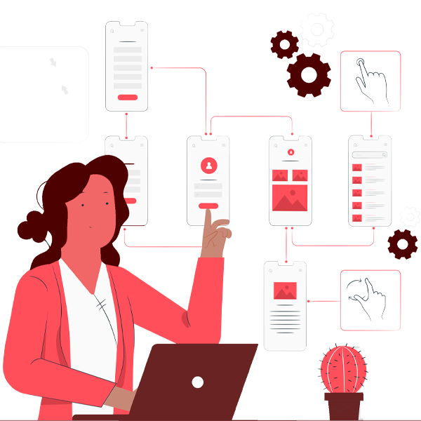 UX/UI designers illustration